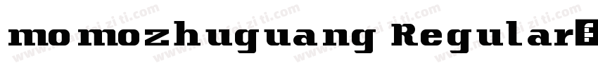 momozhuguang Regular字体转换